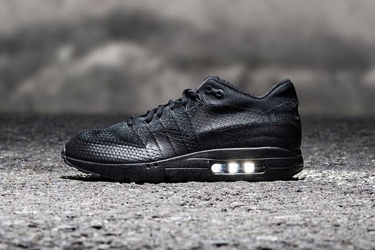 搶先預覽 Nike Air Max 1 Ultra Flyknit 全黑配色
