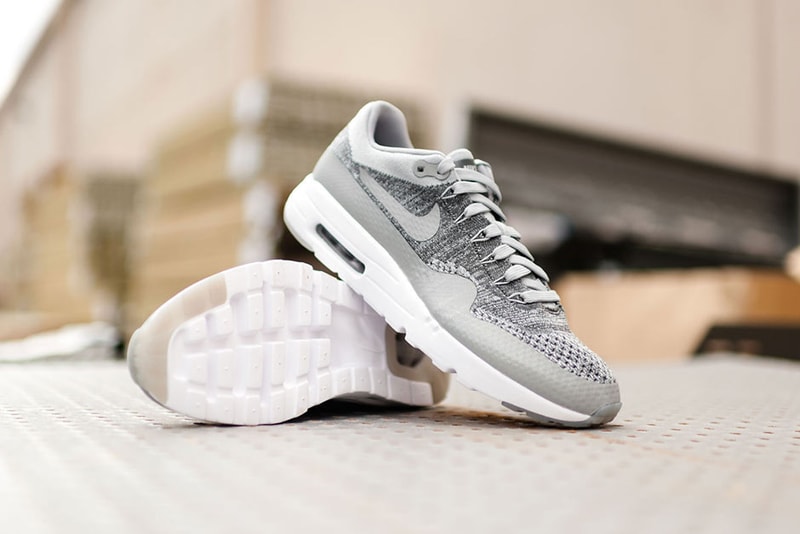 近賞 Nike 全新鞋款 Air Max 1 Ultra Flyknit「Wolf Grey」配色