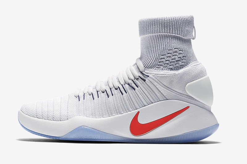 nike hyperdunk 2016 flyknit white bright crimson
