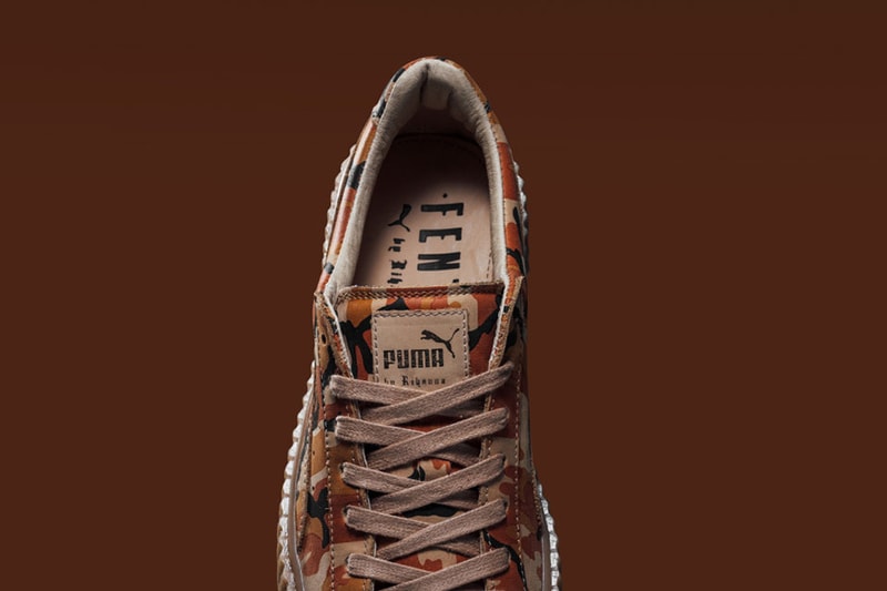 Rihanna x PUMA Fenty Creeper Orange Camo