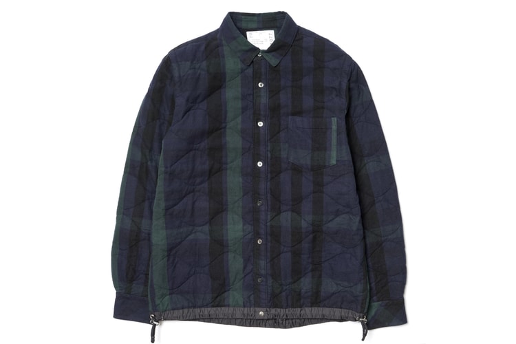 sacai Garment Washed Quilted 襯衫系列