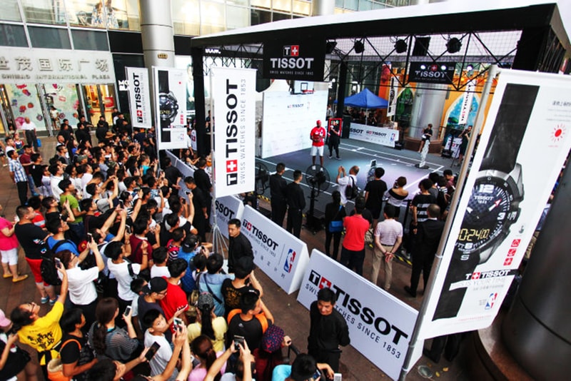 Tracy McGrady 與 Tissot NBA 特別版腕錶現身上海