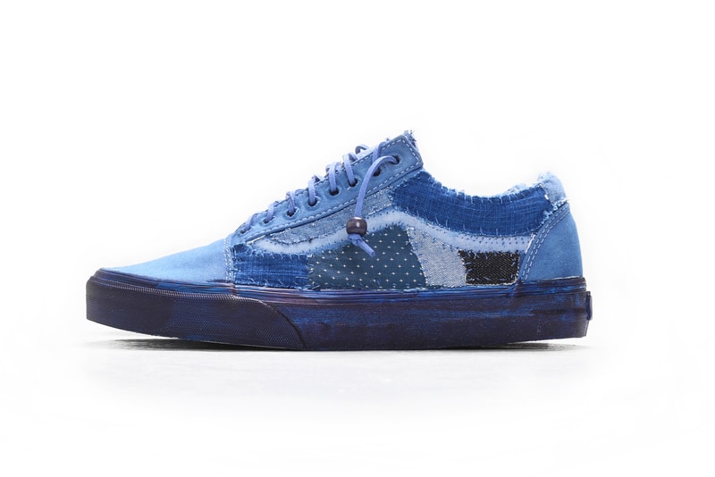 C2H4 x VANS 聯名「Re-Blue Project」藍染拼貼系列