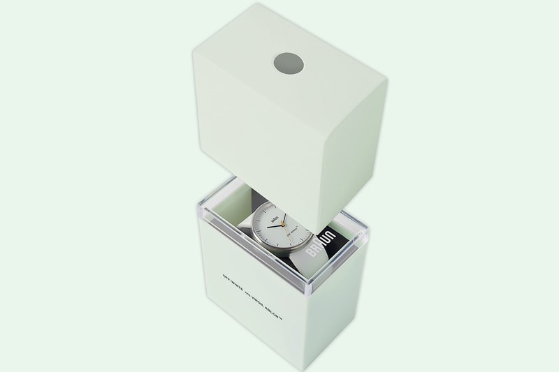 OFF-WHITE x Braun 聯名極簡腕錶