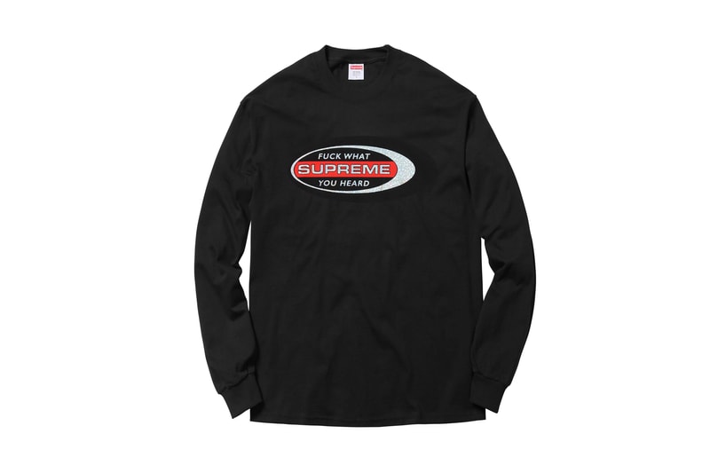 supreme 2016 fall winter tees collection