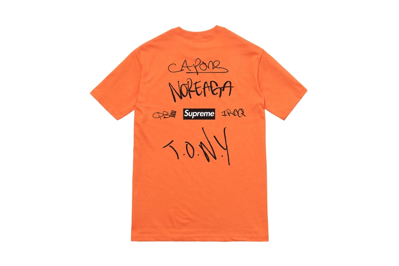 supreme 2016 fall winter tees collection