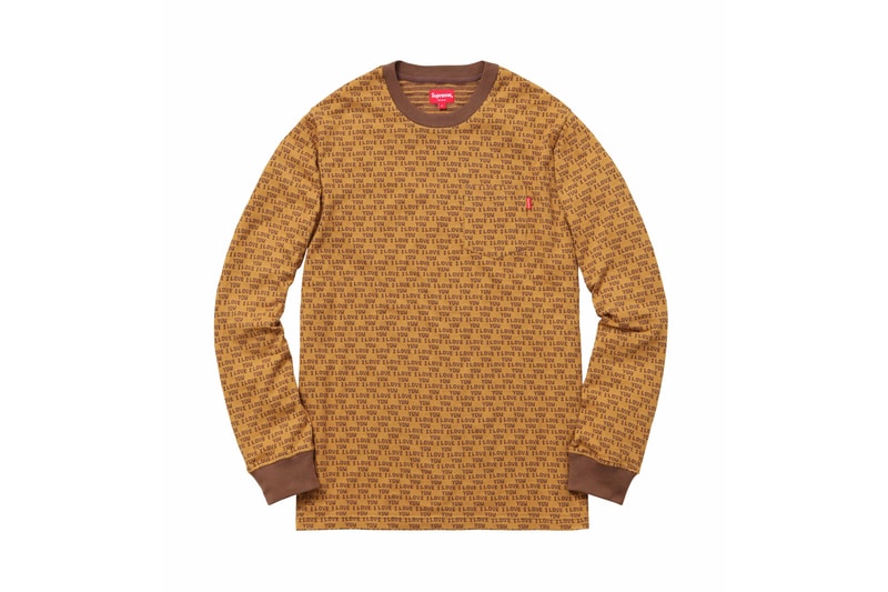 Supreme 2016 秋冬上衣系列