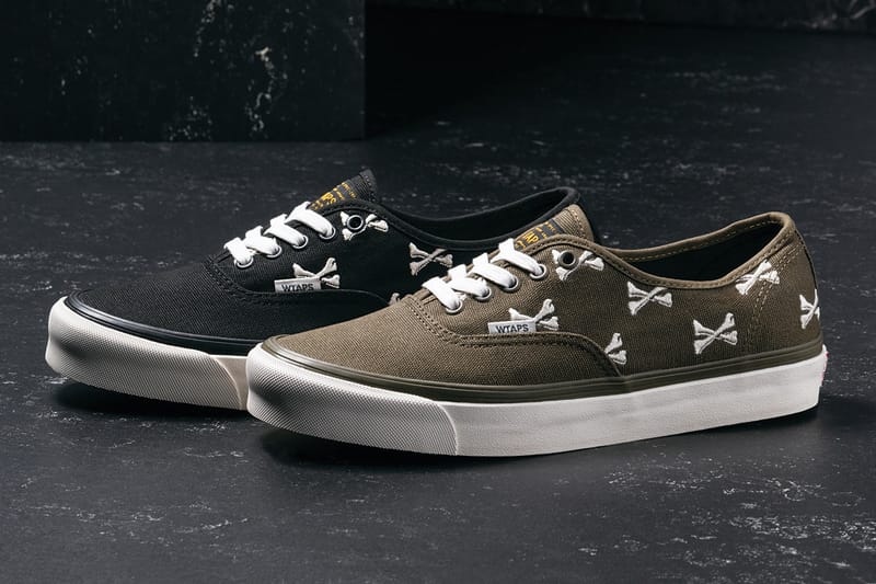 TET着 美品 WTAPS Vans Vault OG Sk8-Hi LX 黒灰 US10 28cm descendant ダブルタップス ディセンダント supreme