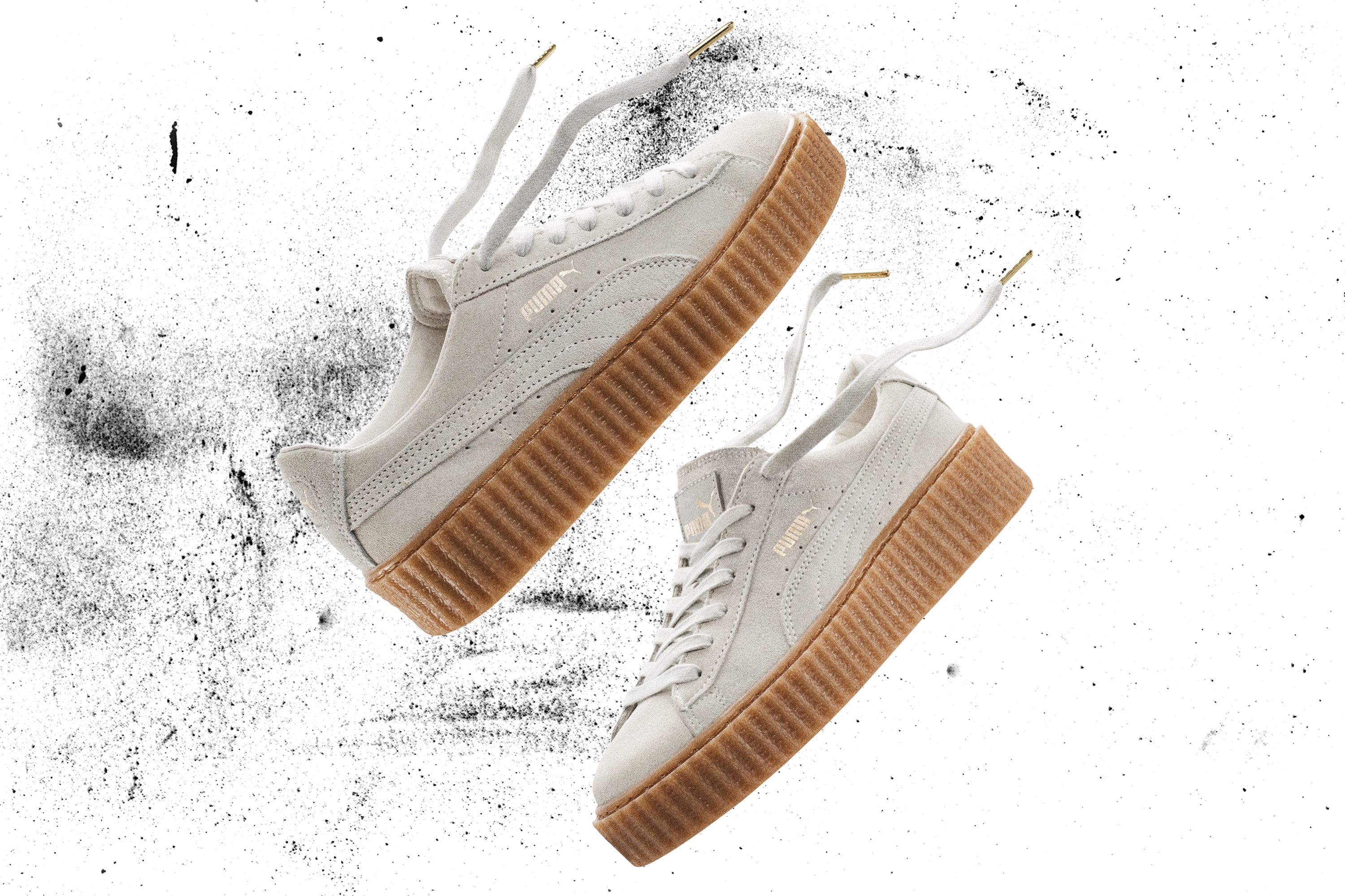 The FENTY BY RIHANNA x PUMA SUEDE CREEPER will release in Taiwan on September 29