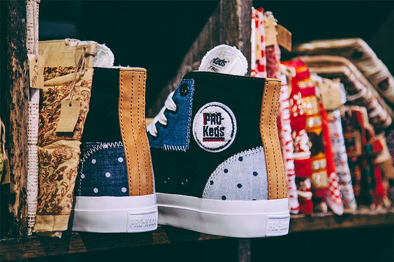 Footpatrol teams up PRO- Keds release new Patchwork in Taiwan's INVINCIBLE