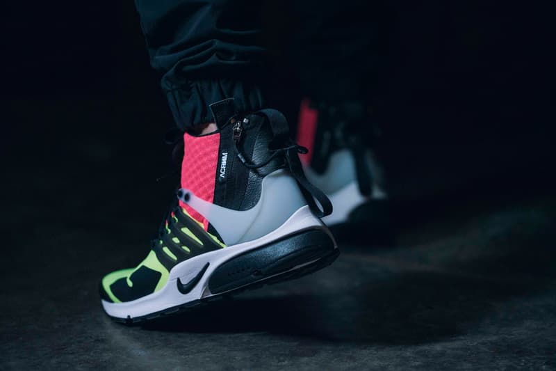 ACRONYM X NikeLab Air Presto Mid "Neon" Closer Look