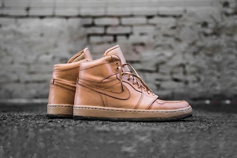 Air Jordan 1 "Worn Veg Tan" Customed by The Shoe Surgeon