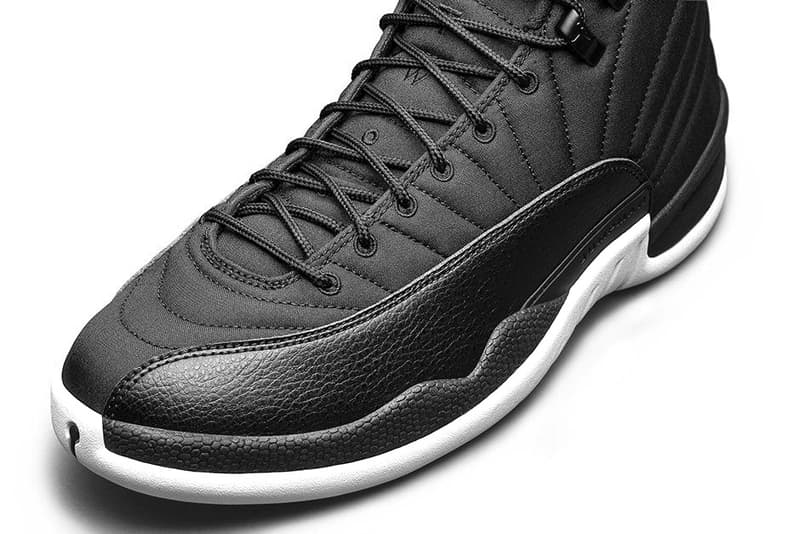 air jordan 12 retro black nylon