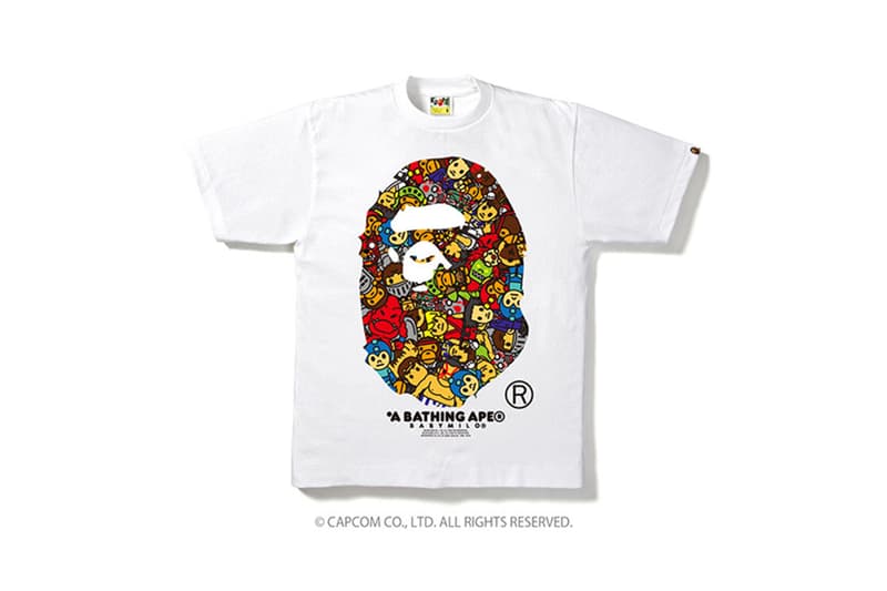 the collaboration between a bathing ape and capcom