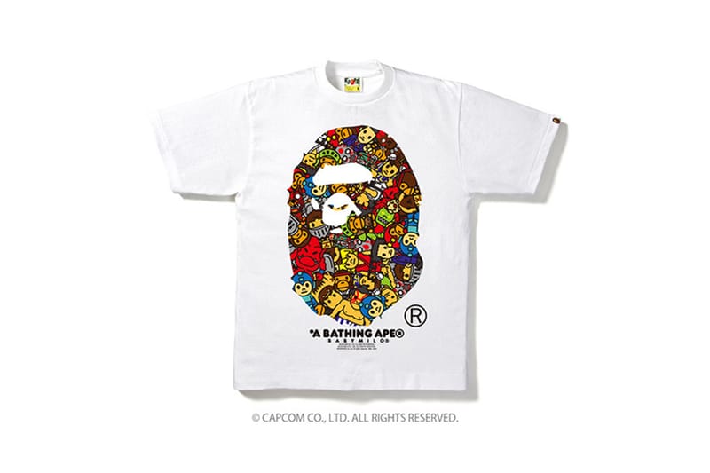 電玩迷必收！A BATHING APE x CAPCOM 聯名 T-shirt 發表