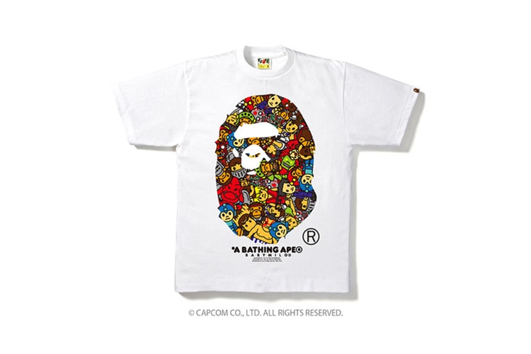 電玩迷必收!A BATHING APE x CAPCOM 聯名 T-shirt 發表