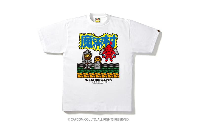 the collaboration between a bathing ape and capcom