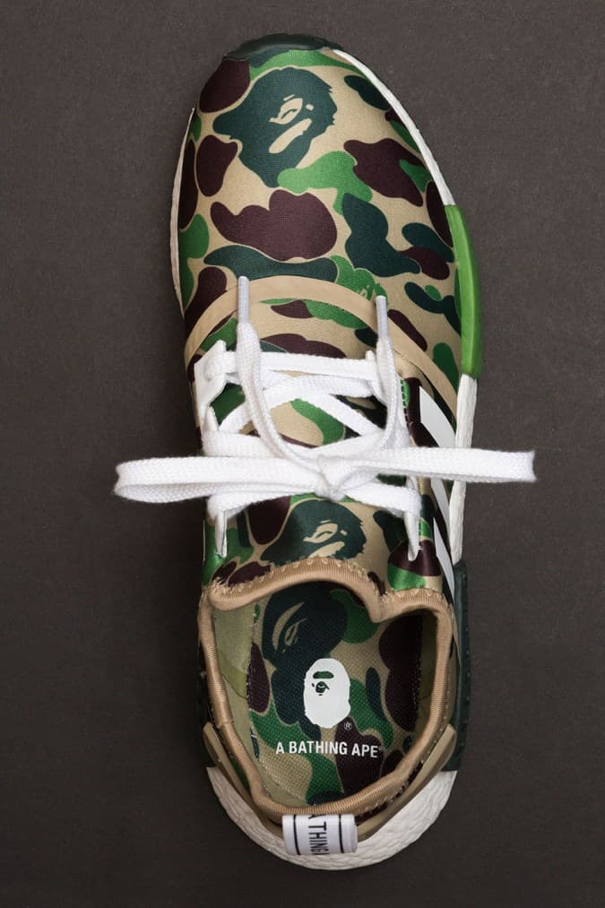 A Bathing Ape & adidas Originals NMD R1 Closer Look
