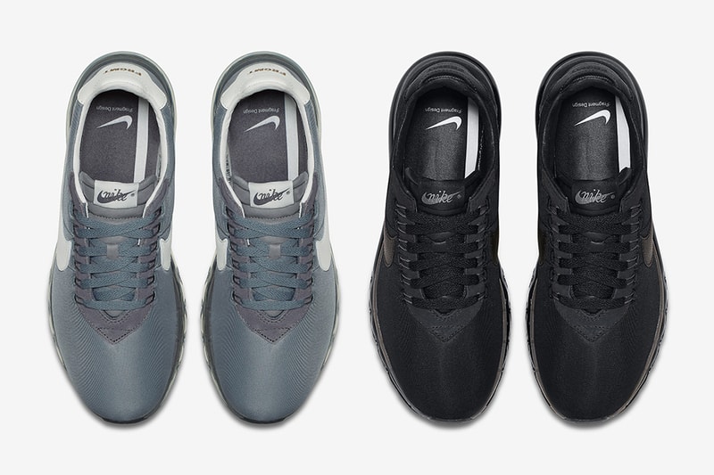 fragment design x nike air max ld zero cool grey and black