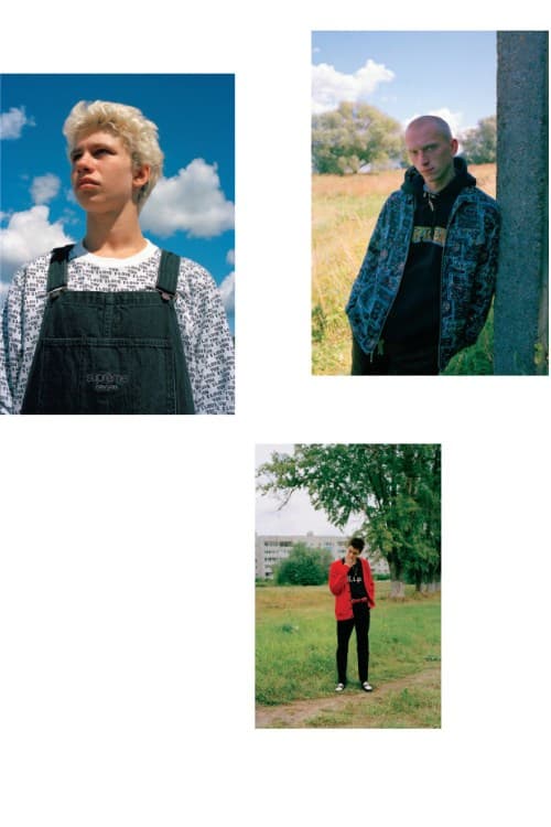 Supreme 2016 Fall/Winter Editorial by Gosha Rubchinskiy for 'POPEYE'