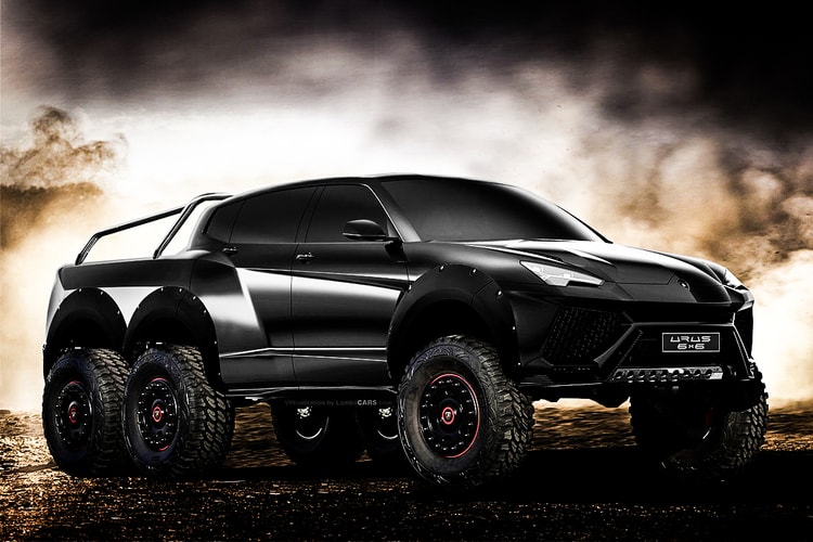 蠻牛獸神化-Lamborghini 玩味發表 Urus 6×6 設計草圖