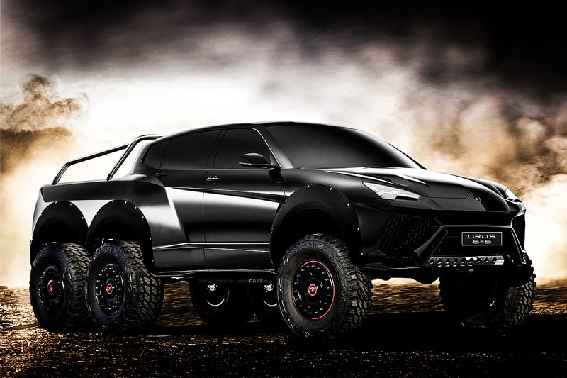 Lamborghini 發表 Urus 6x6 設計圖
