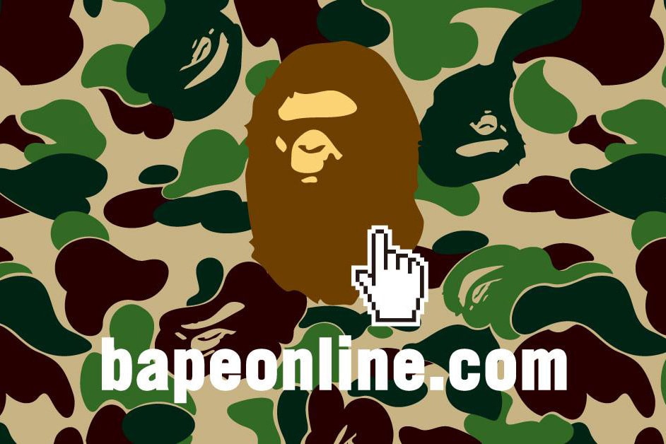 a bathing ape online store launch