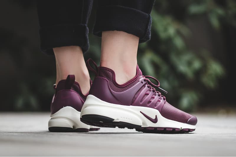 nike air presto premium wmns night maroon