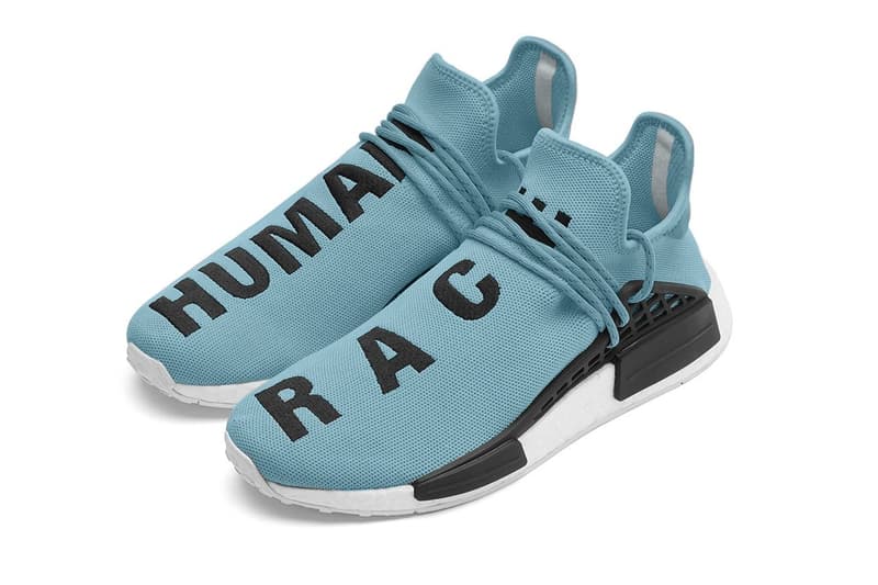 Pharrell Blue Hu NMD Silhouette