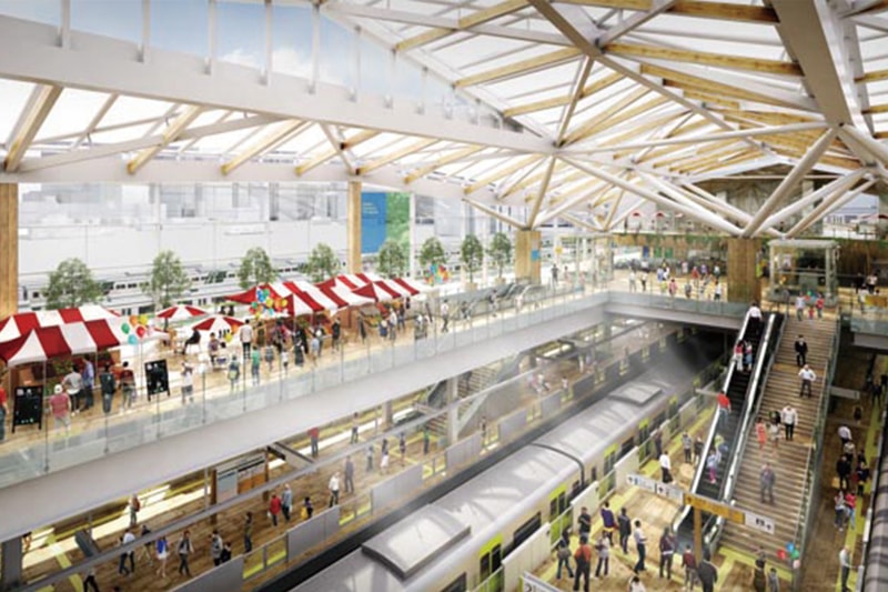 隈研吾操刀－品川新駅 2020 春季開業預定