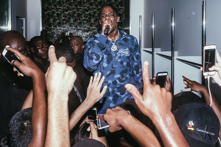 Travis Scott 突襲獻唱 BAPE 紐約旗艦店