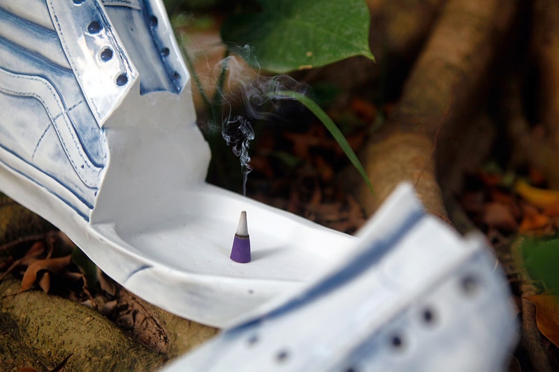 vans sk 8 hi ceramic vase by sneaker homie