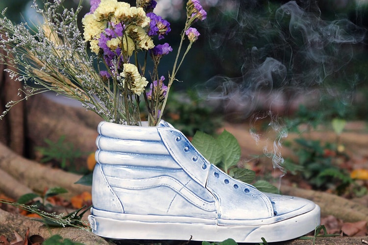 Sneaker Homie 打造 Vans SK-8 Hi 鞋款形狀陶瓷花瓶