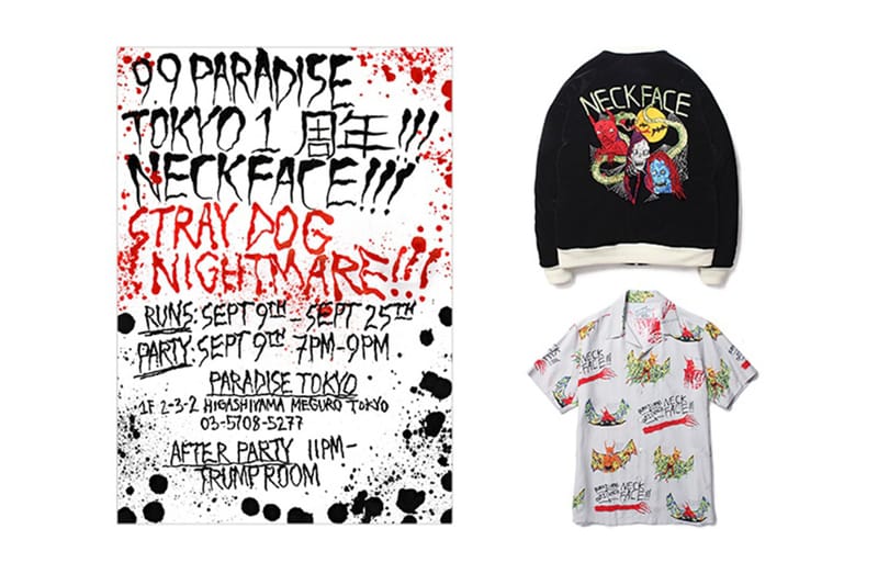 PARADISE TOKYO 歡慶周年 WACKO MARIA x  Neck Face 聯名商品發表