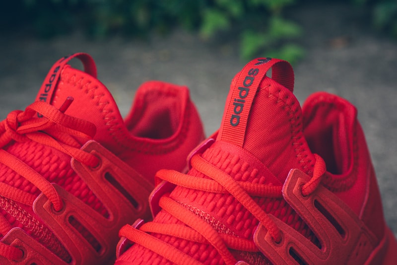 adidas Tubular Radial All-Red Makeover