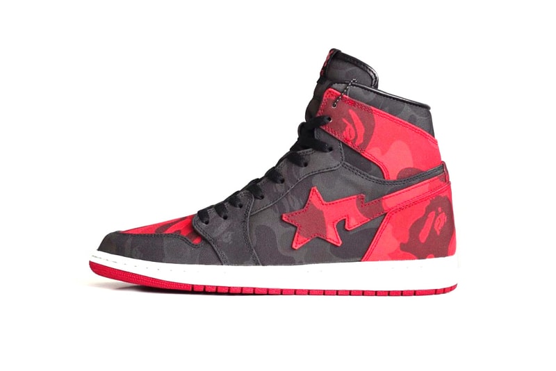 Air Jordan 1 BAPE Camo Custom Rework