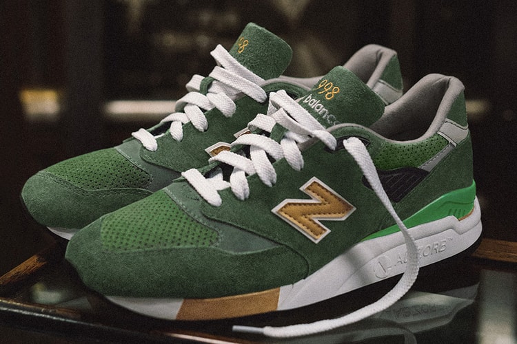 J.Crew x New Balance 聯名 998「Greenback」配色