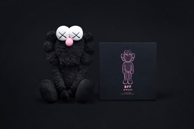 kaws bff black edition for where the end starts