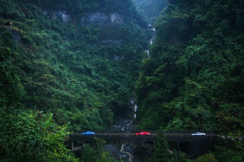 林寶堅尼 秋名山 張家界