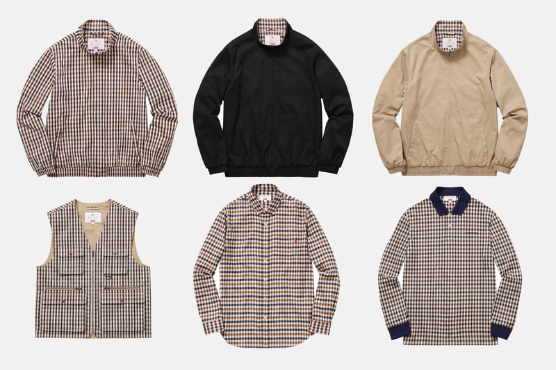 Supreme x Aquascutum 2016 秋冬系列正式上架