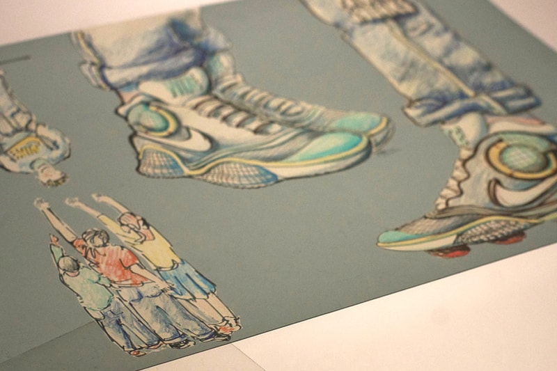最後倒數－回顧欣賞 Tinker Hatfield 親筆 Nike MAG 設計原稿