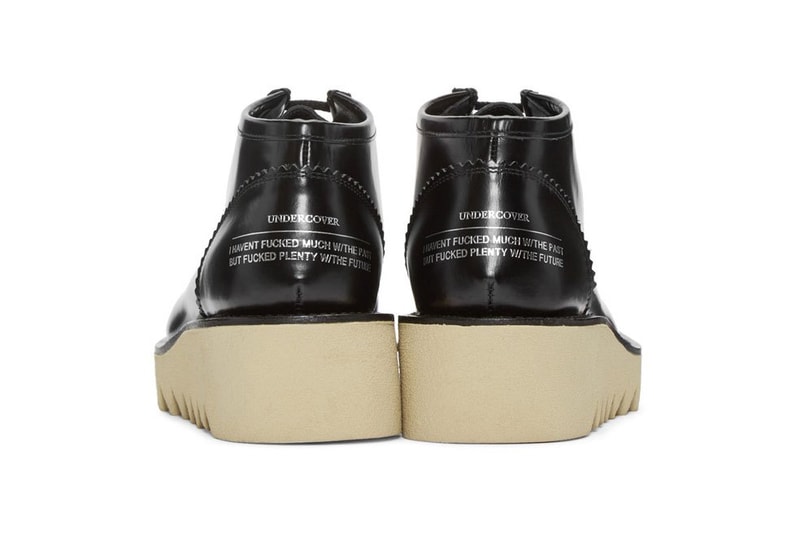 UNDERCOVER Fall/Winter 2016 Lace-Up boot