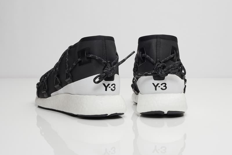 Y-3 Cross Lace Run Black/White