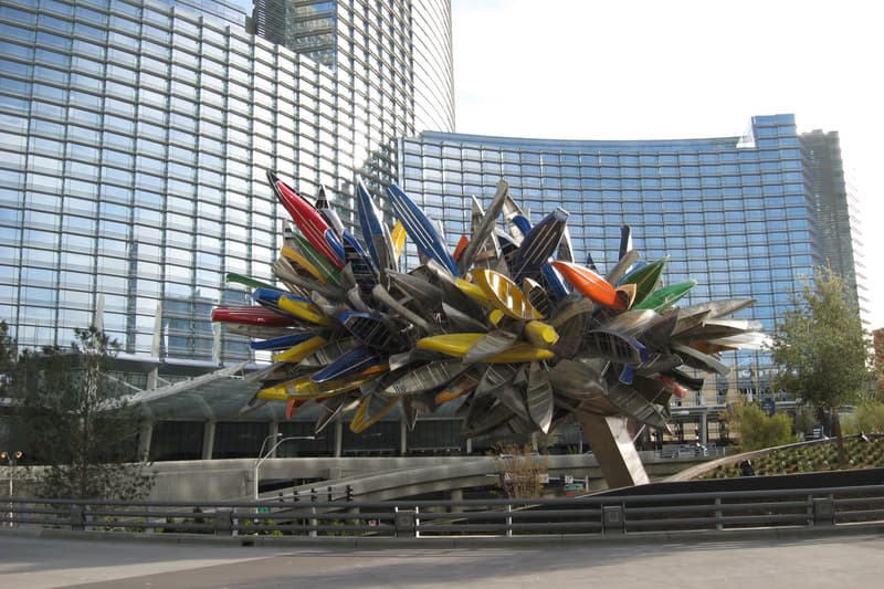 The Big Edge, a giant open-air sculpture made of over 200 full-sized boats