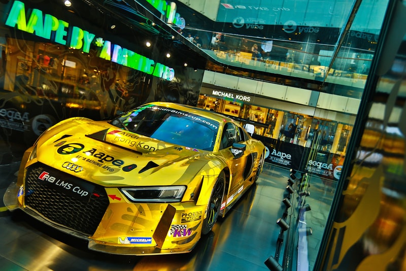 AAPE BY A BATHING APE® x Audi LMS