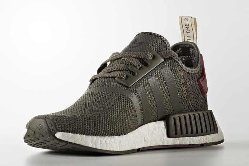 adidas Originals NMD R1 Olive & Maroon