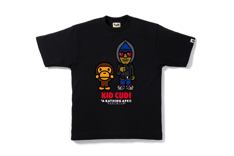 A Bathing Ape x Kid Cudi、Travis Scott & Big Sean 聯名限量 T-Shirt 系列