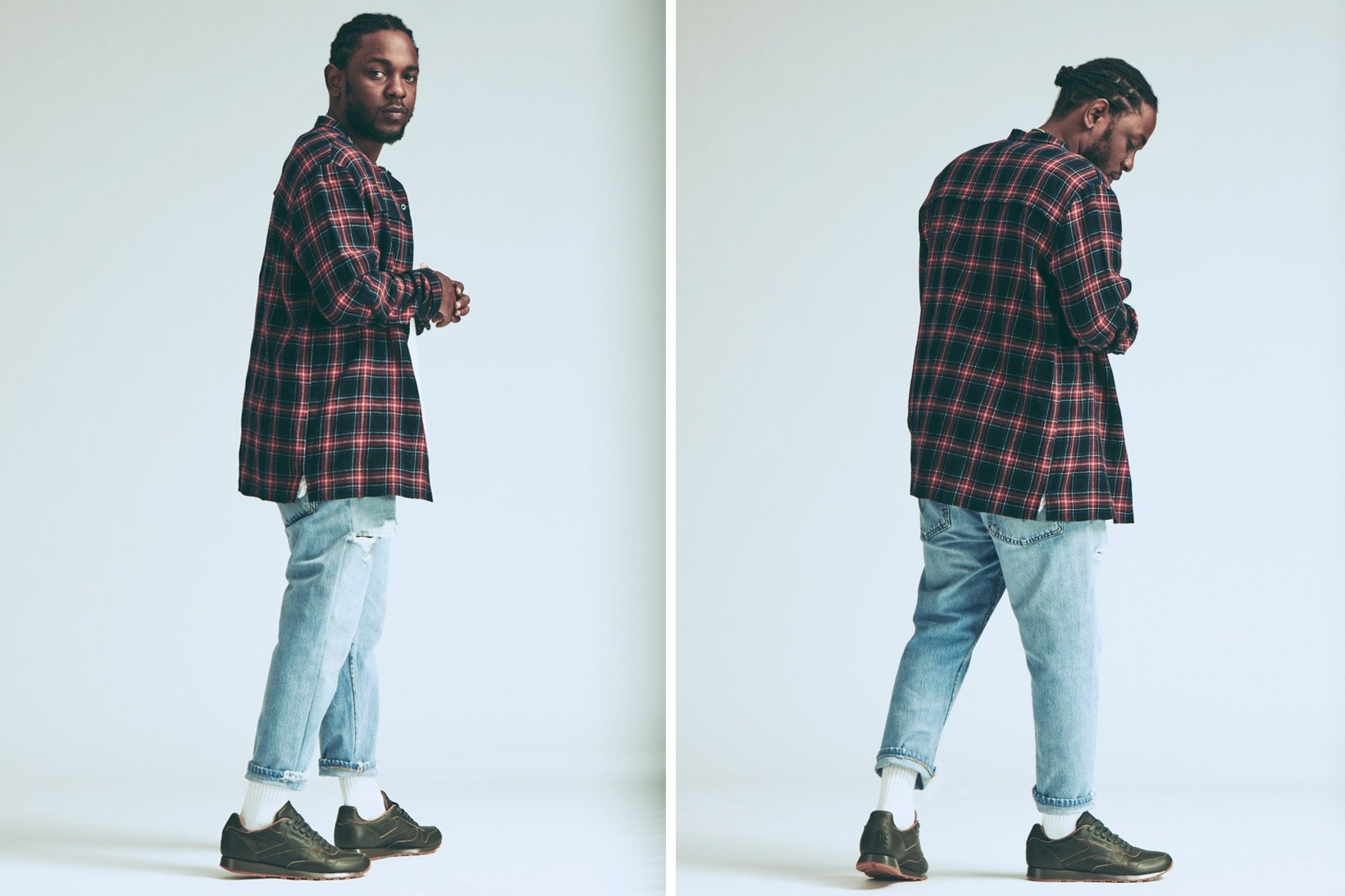 Kendrick Lamar x Reebok Classic "Red and Blue" Collection