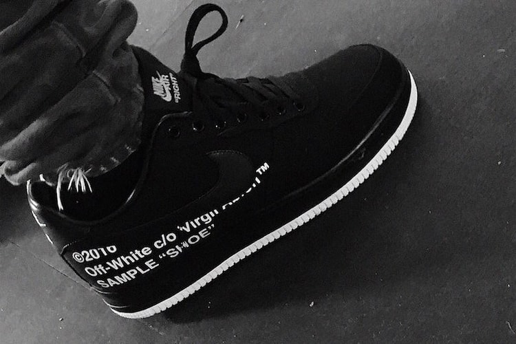 OFF-WHITE x Nike 聯名 Air Force 1 曝光?