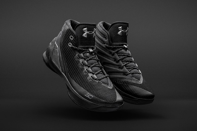 Stephen Curry 最新戰靴 Under Armour Curry 3「Trifecta Black」配色